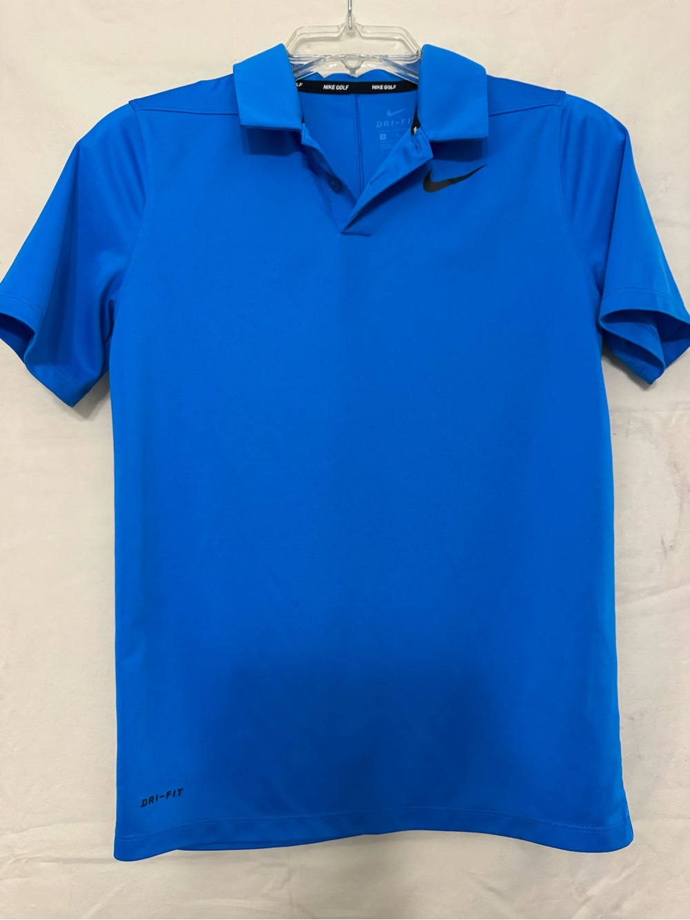 Boys Sz L, Nike Dri-FIT Blue Polo